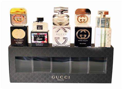 gucci mini fragrance set|Gucci mini gift set.